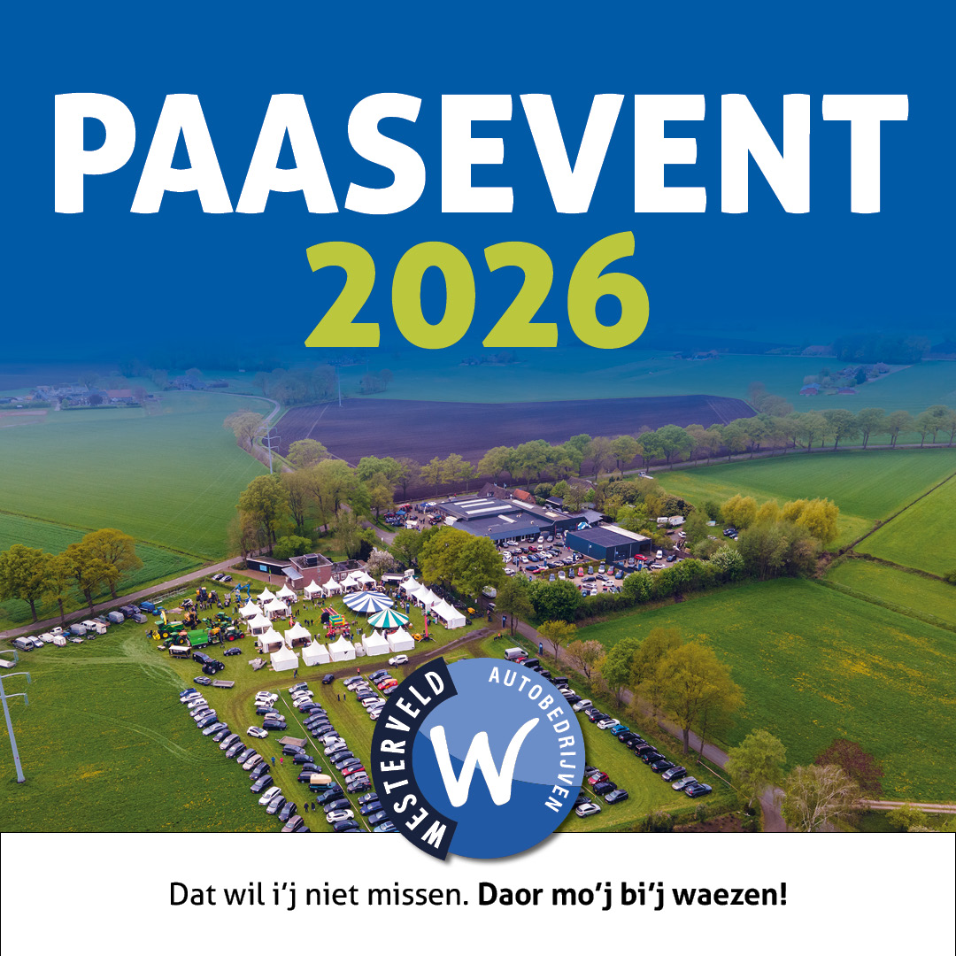 Boerderijwinkel Lensink is ook op het Paasevent van auto Westerveld in Sinderen.